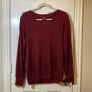 Hollister Maroon Sweater